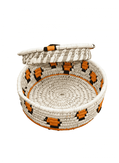 Sabai Grass Casserole - Orange White - 4