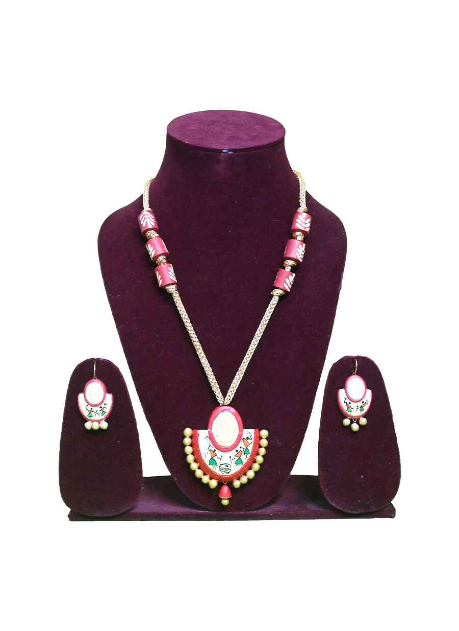 Terracotta Necklace - 13