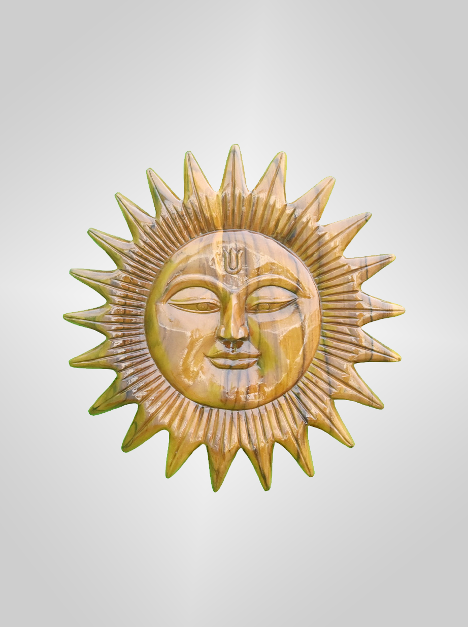 Wooden Craft Sun Face (18 Inch)