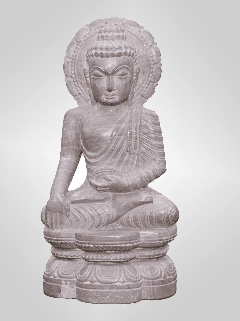 Pink Stone Buddha - 1