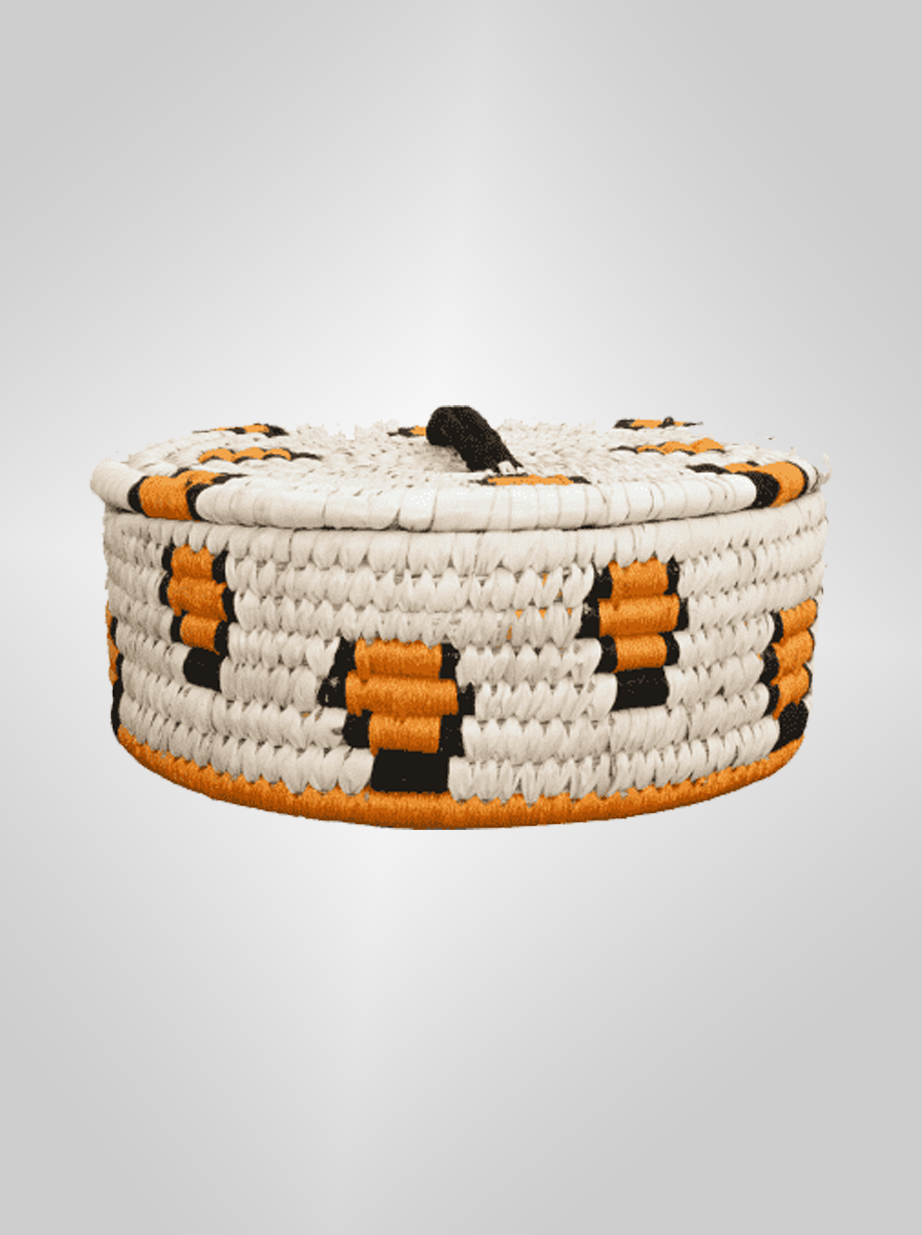 Sabai Grass Casserole - Orange White - 1