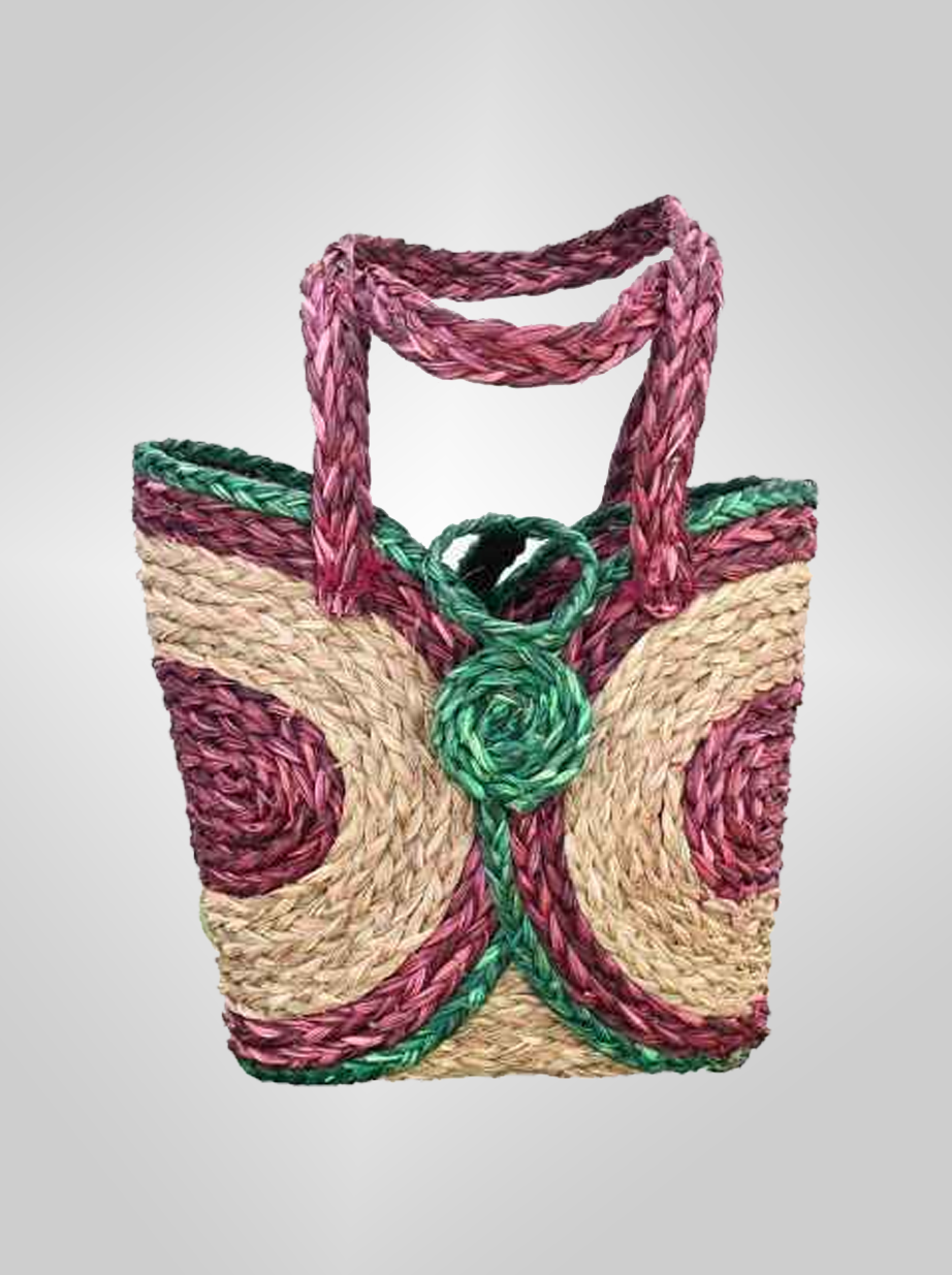 Sabai Grass Fashion Bag - Brown/Green