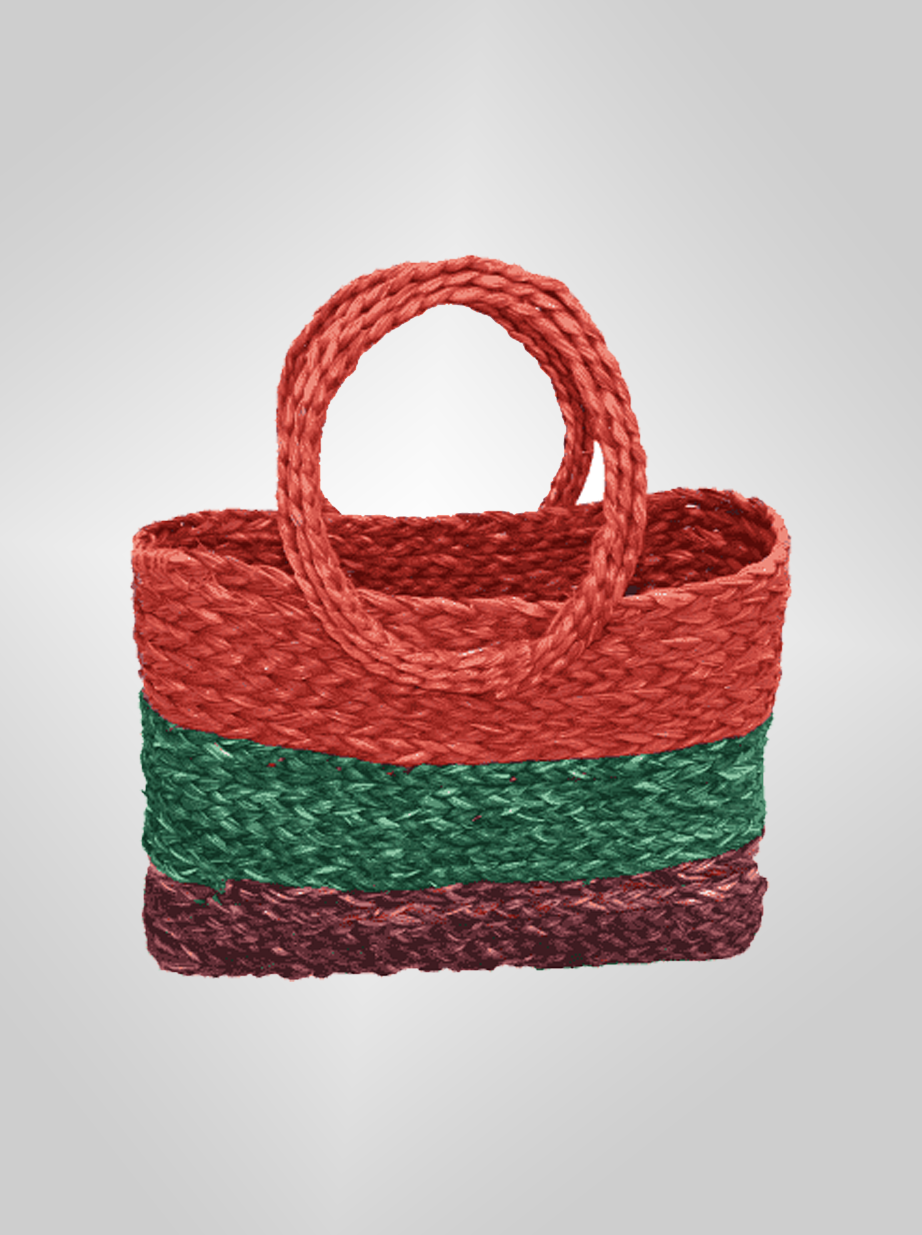 Sabai Grass Utility Bag - Red